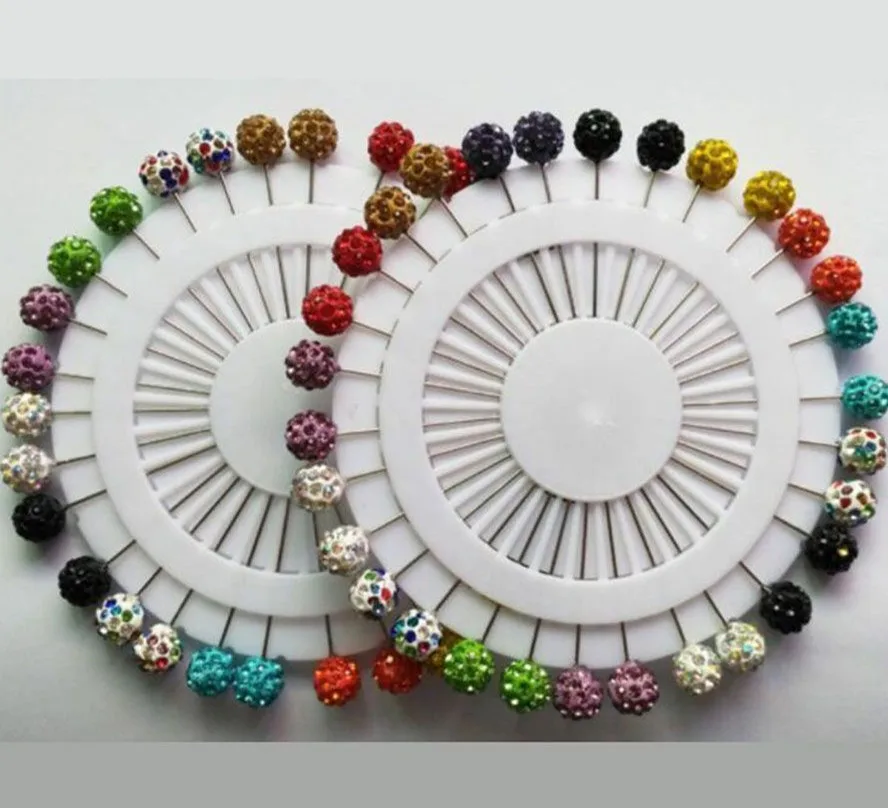 

Wholesales Handmade Crystal Ball Head Muslim Wedding Hijab Pin