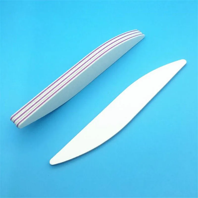 

Professional Nail Files White Moon Style Emery Board Nail File 100/180 Lime A Ongle Kit Unha De Gel Pedicure File Nail Tool