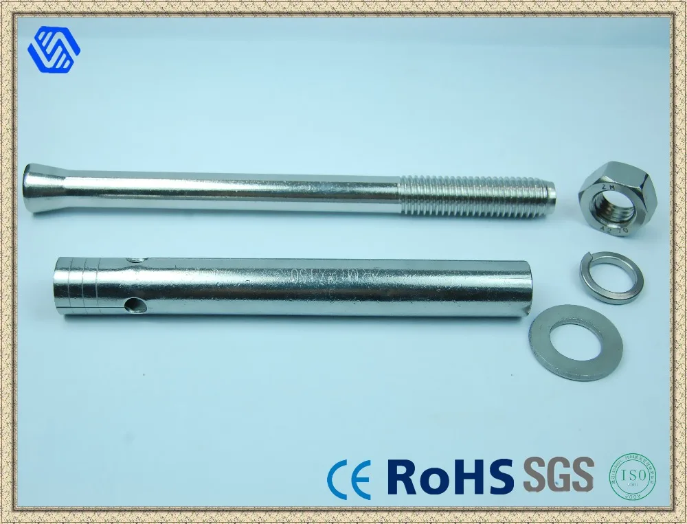 Stainless Steel Long Hole Sleeve Anchor Bolt Hilti Anchor Bolt With