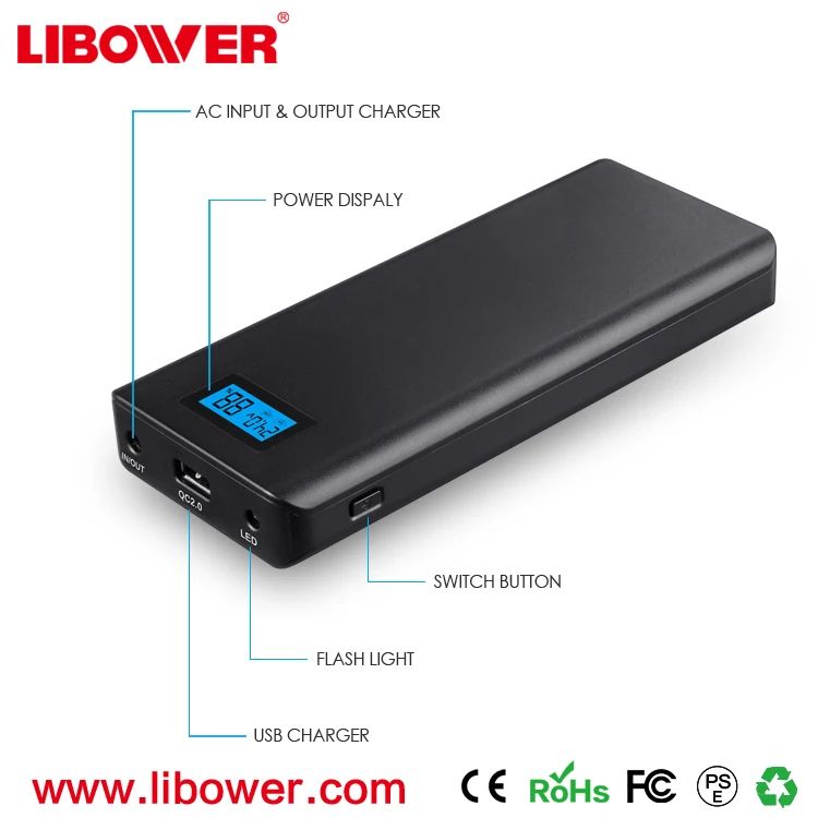 Power Banks 10000 Mah For Laptop 2017 Power Bank Case External Charger