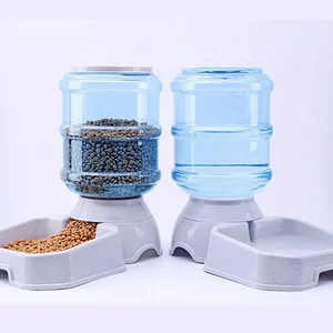 Amazon hot wholesales OEM cheap pet bowl stand plastic food weighted dog bowls