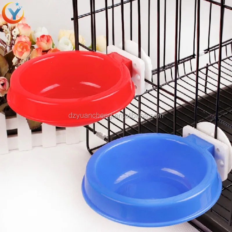 Plastic Hanging Cage Pet Bowl Dog And Cat Water Bowl Buy Plastic