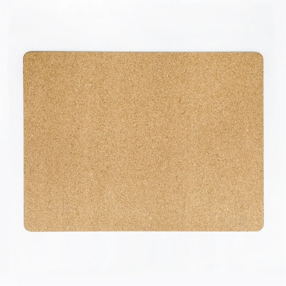Wholesale Christmas Square Hardboard Mdf Cork Backed Printing Placemats