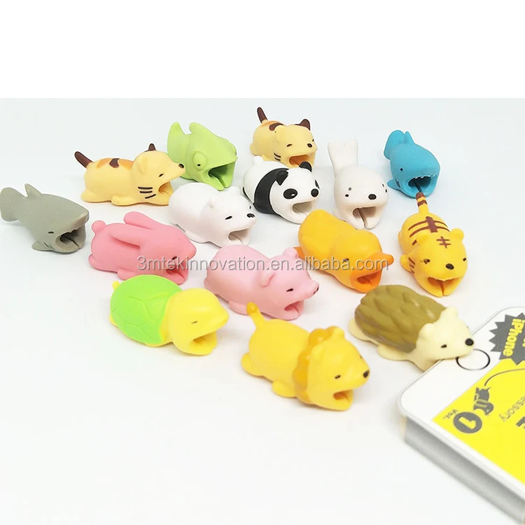 

2019 trends gadgets innovative product ideas cable protector cellphone animal bite cable buddies, Various animals in different color