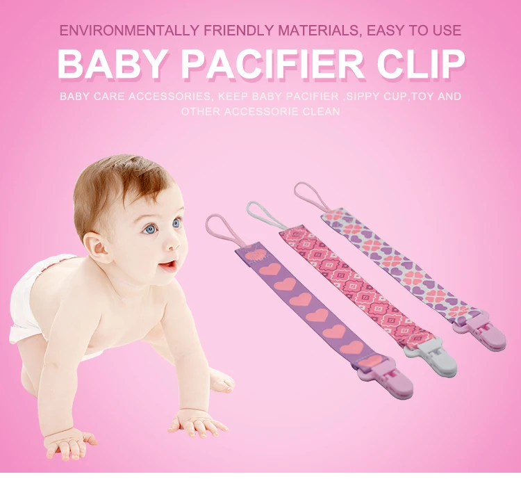 Custom Sublimation Pacifier Clips Holder Lanyard Buy Pacifier Clips