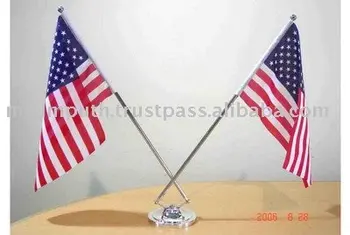 Desk Table Flag Pole Stand Metal