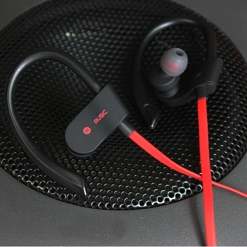 wireless headphone bluetooth Waterproof ear bluetooth sports bass earphone with mic - ANKUX.COM
