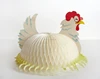 Easter Chicken Egg paper honeycomb ball chinese paper craft