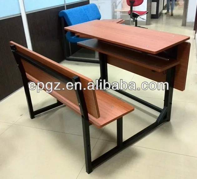 Student Table & Chair Set/wooden Chair And Table Set For School