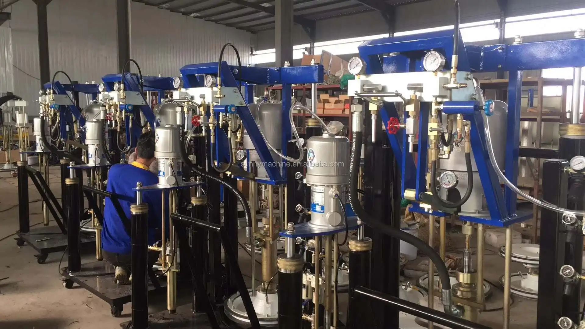 St03 Korean Pneumatic Silicone Extruder /two Group Extruder Machine