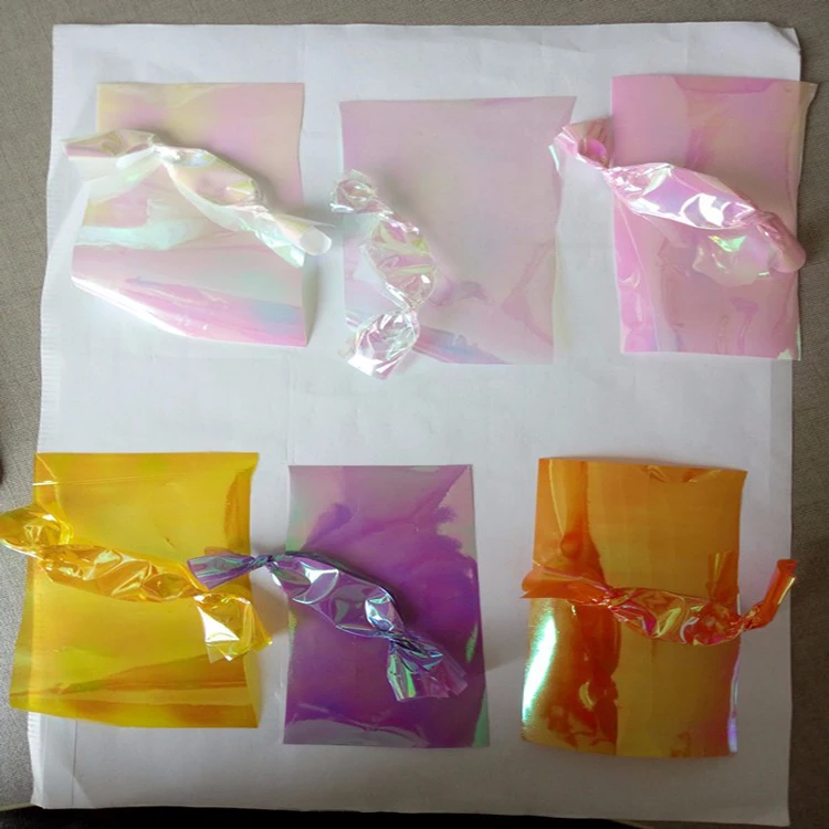 Customized Colorful twistable food grade candy packaging filmsheets