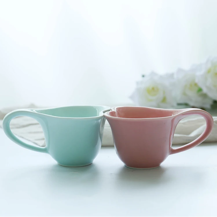 Ceramic Heart Shape Tea Cup Saucers For Ts Buy Coffee Mug With Spoon Ceramic Coffee Mug