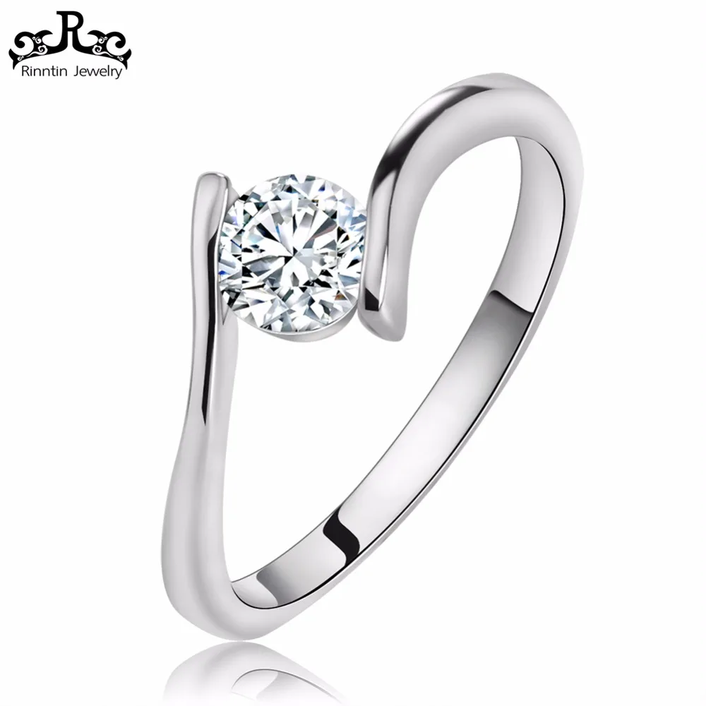 

3 Layer Rhodium Plated New Design Ladies Finger Ring RIR06