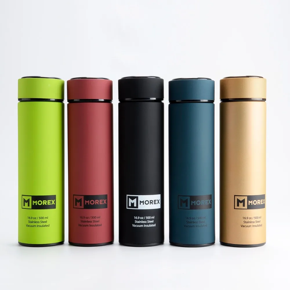 

Wholesale 500ml Custom Portable Sport Stainless Steel Infuser Water Bottle