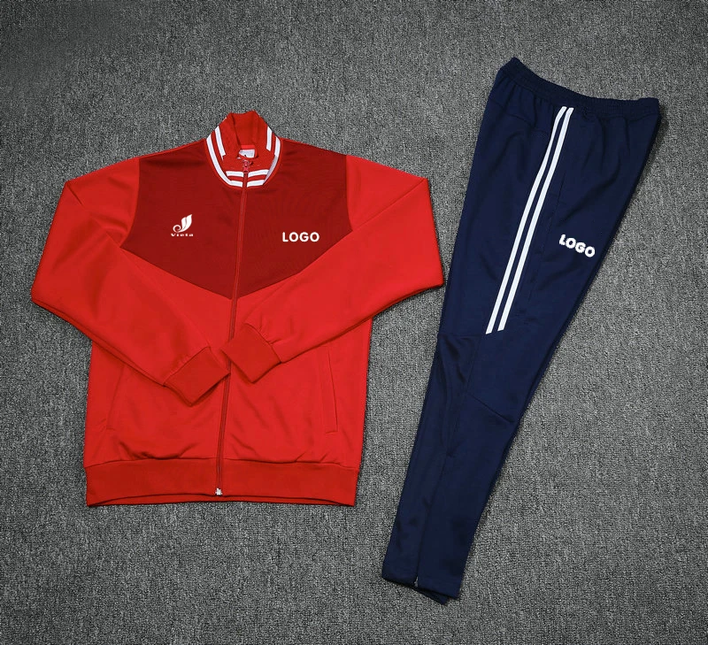 

Customized new design red polo track suit tracksuit, Black