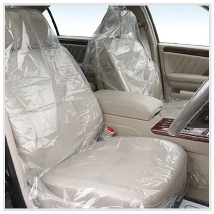 Plastic Auto Refinishing Seat Cover(one Or Two Pockets) - Buy Plastic