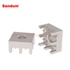 PRESS-FIT right angled with full plain pin-plate