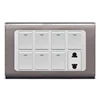 Pakistan style 16A 7+1 wall switch and socket