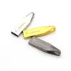 Best Sale Metal U Disk Keyhole USB Flash Drive Full Capacity 2.0 USB Memory Three Colours