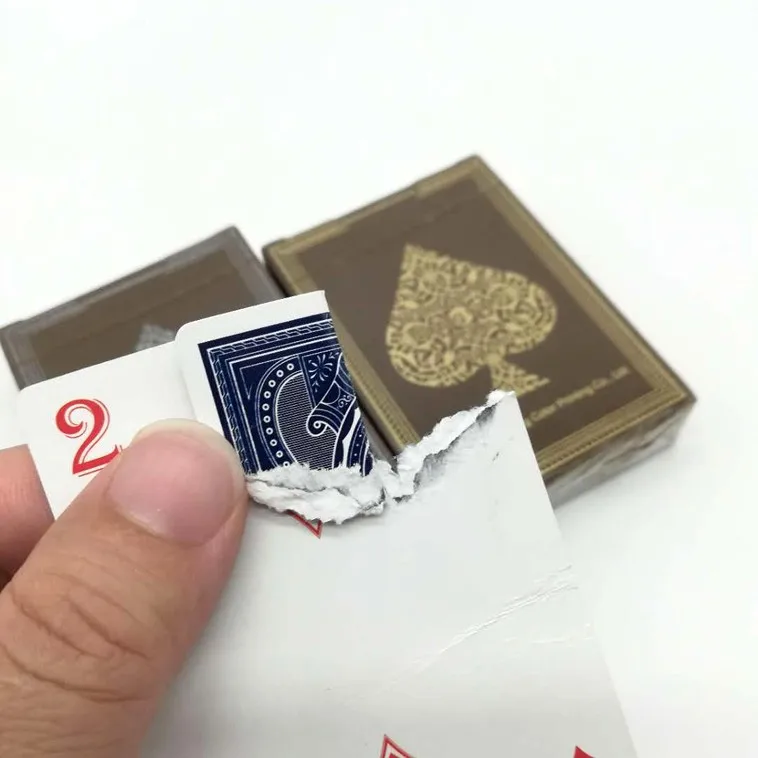 Custom Hotsale Paper Club Sports Playing Cards Trading Playing Game