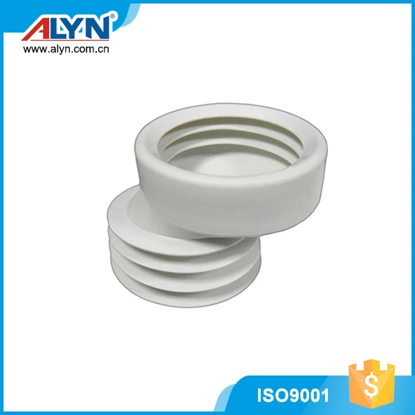 
High quality compression PVC material toilet pan connectors 