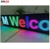 Xinled p10 p6 full color small message scrolling led panel 96*16cm 96*32cm