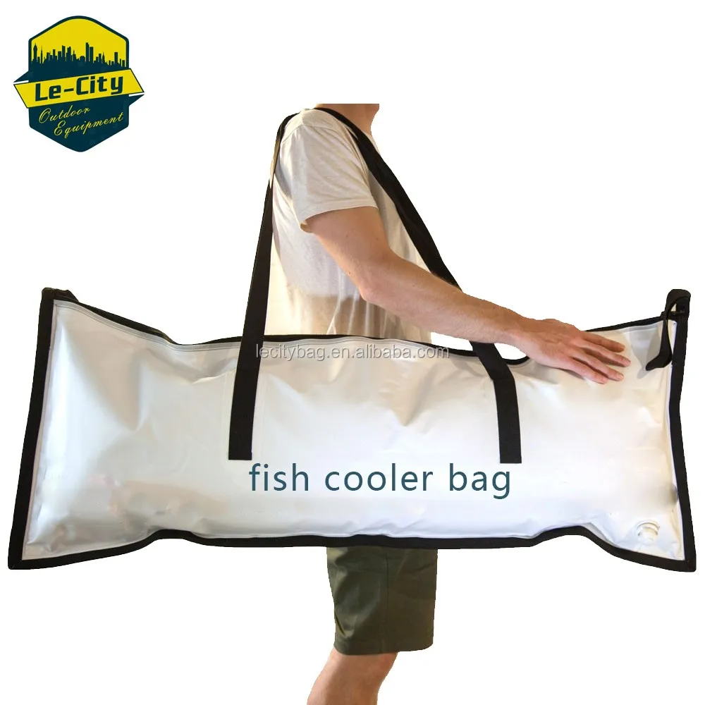 Customized Large Boat Waterproof Dry Cooler Fish Bag,Insulated Ice Keep Fish Fresh Heavy Duty