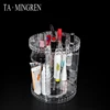 New Arrival 360 Degree Rotating Clear Cosmetic Storage Organizer Plastic Makeup Storage Box