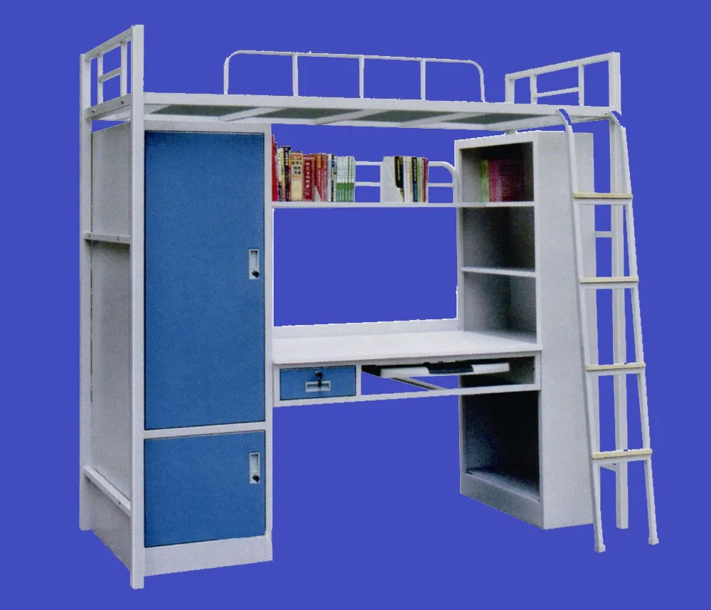 School Furniture For Dormitory Modern Design Metal Single Bunk Bed School Furniture For Dormitory Modern Design Metal Single Bunk Bed With Desk And Cabinet
