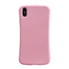 factory price solid color tpu blank plain candy color simple mobile phone case cover for iphone xs max BIA334