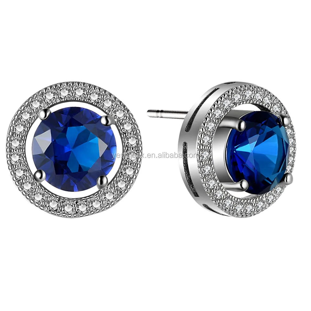 

pave setting real crystal earring latest fashion earring jewellery