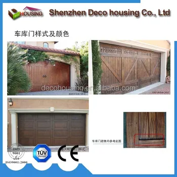 Modern Garage Door Type Competitive Price Automatic Wood Garage