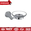 round clear glass soap dish wholesale zinc alloy sanitary ware