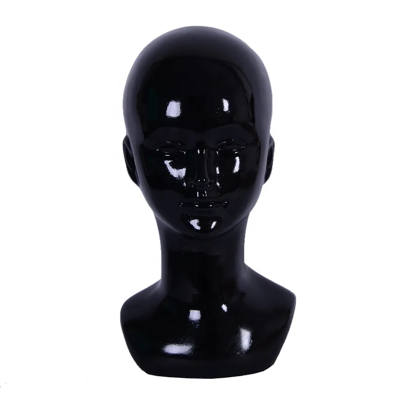 

Professional Black Model Abstract head mannequin fashion head model adults hair mannequins, Any color as your requset