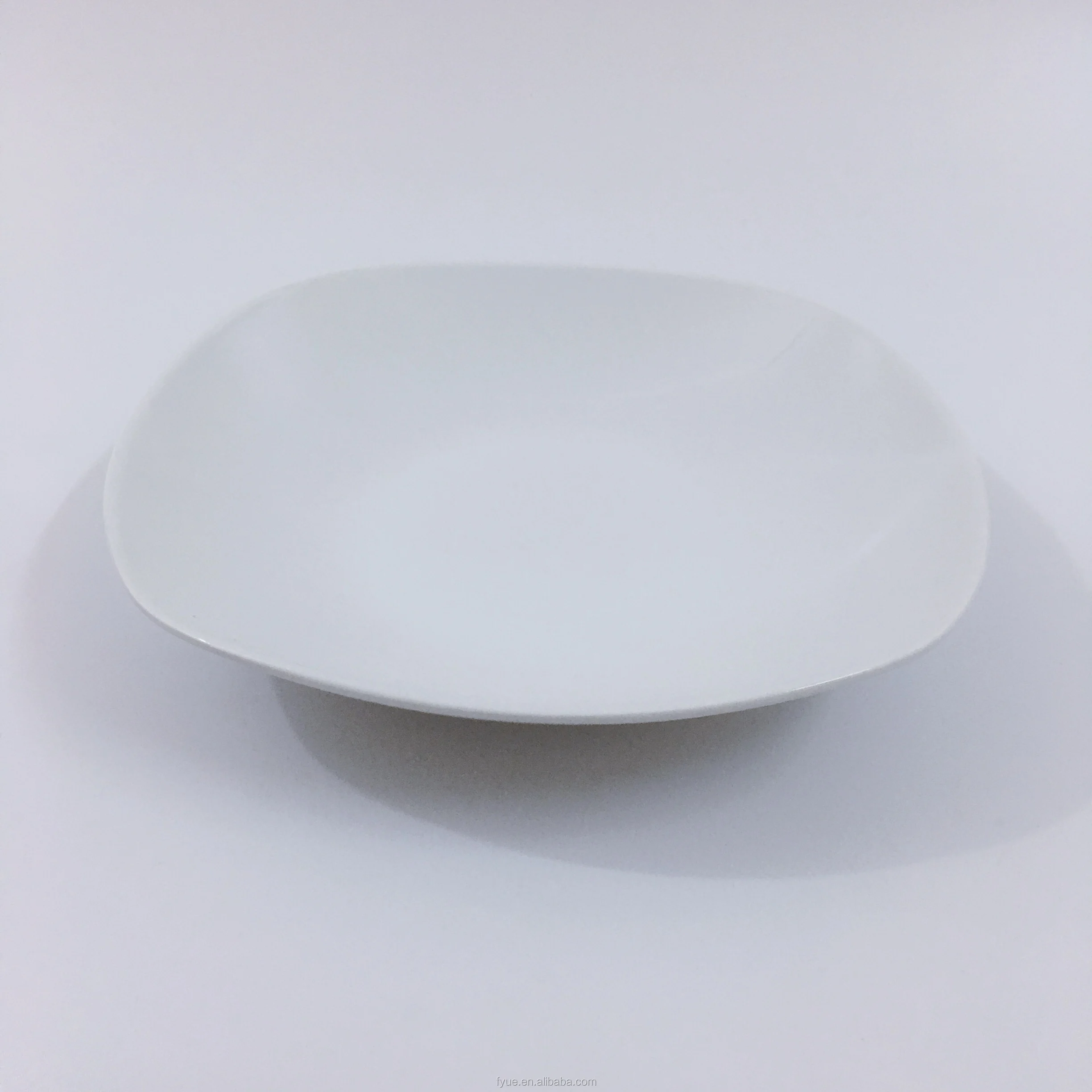 Ceramic Porcelain Restaurant Dinner Plate 9 Inches Cheap Ceramic Square