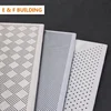 Perforated aluminum false ceiling materials 600*600 Soundproof and Fireproof Aluminum Clip In Ceiling Designs