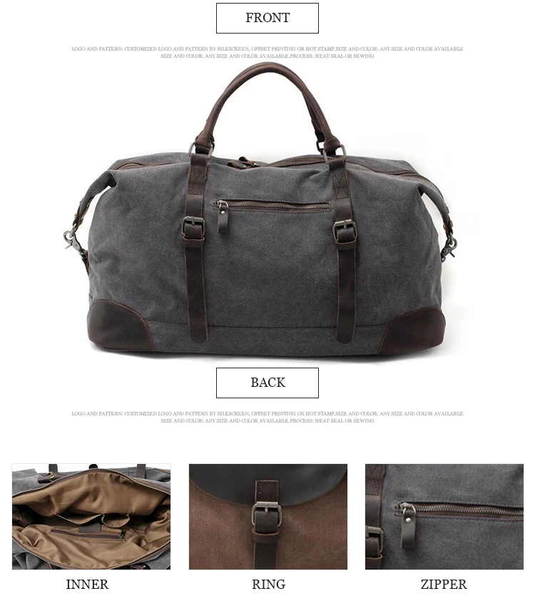 Soft And Comfortable Canvas Cheap Duffle Bag Men Sport Travel Bags