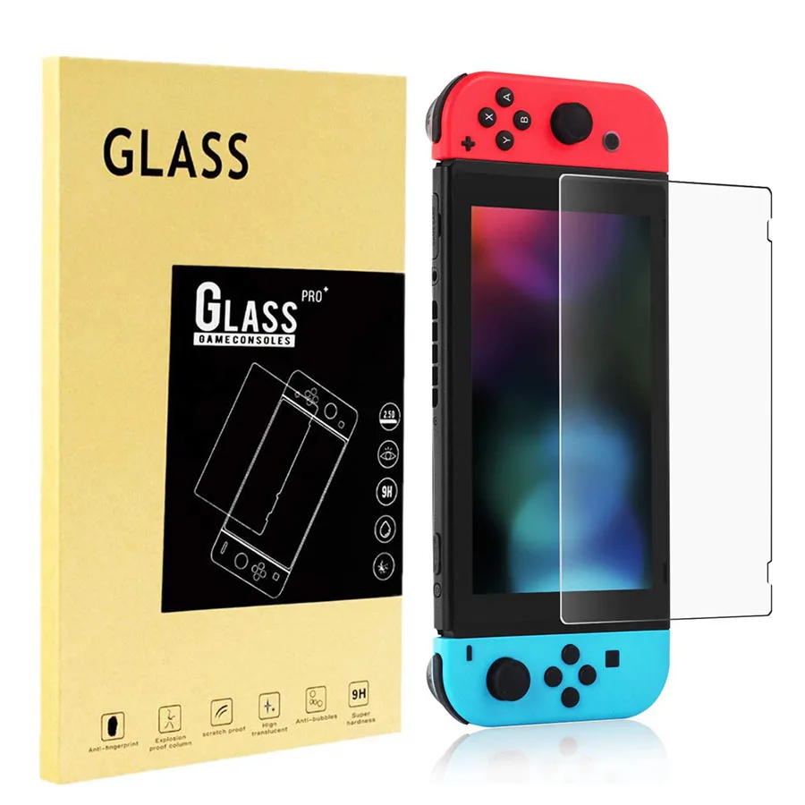 

Tempered Glass Screen Protector Friendly Bubble Free Anti Scratch Screen Protective Cover for Nintendo Switch 2017, N/a