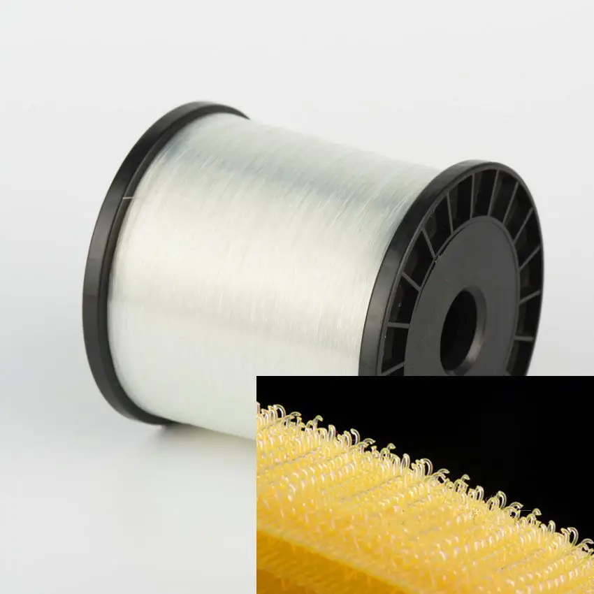 نخ 0.21mm 400D nylon66 nofon monofilament نخ pa66 برای قلاب و حلقه