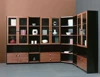 Home Furniture Bookcase With Table For Study