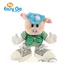 GMP plush standing uniform pig with hat and shoes