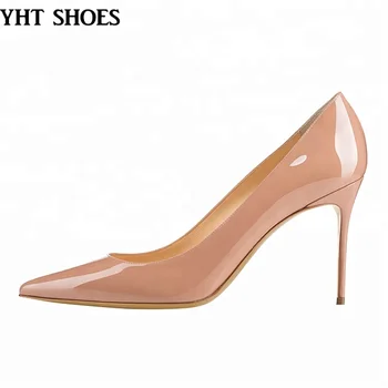 nude 4 inch heels