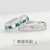 40 Styles Designer Unique Couple Engagement Bands Rings Set S925 Sterling Silver Rings For Students Girl JUNLU Fine Jewelry sets