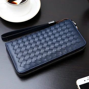 mens leather clutch
