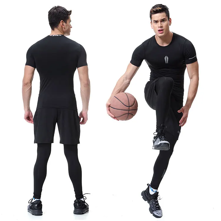 

Customization Logo Short Sleeves Active wear sets with Yoga wear sport clothing set Sports wear mens set, Customized colors