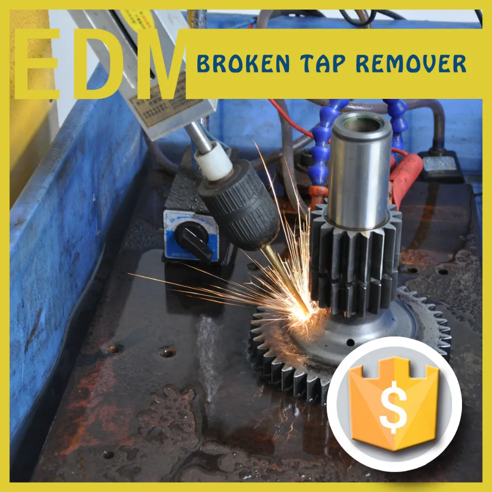 800W high quality professional mini edm-8c machine as broken bolt tools burner and cnc edm holes driller