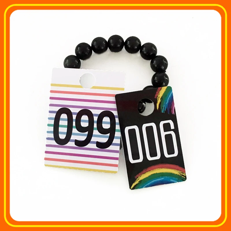 Normal And Reverse Reusable Coat Hanger Numbers Cards For Facebook With