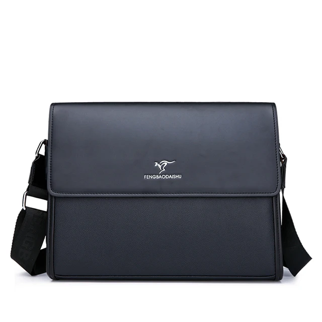 

Men's Briefcase Business Casual Handbag Fashion Occupation Work Shoulder Messenger Bag, Black/red brown/khaki