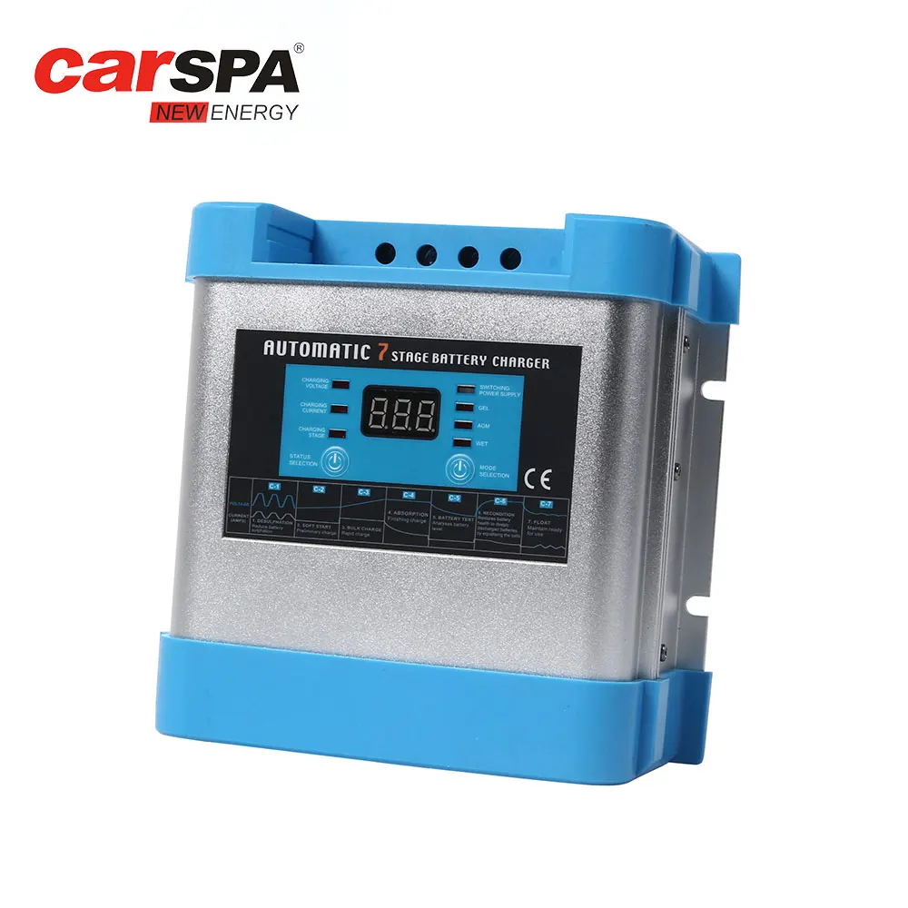 

CE RoHS Auto Battery Charger 12V 20A For different type Battery Use