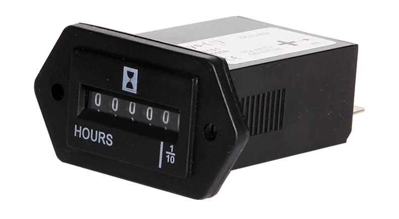 6 Digits AC110-250V DC10-80V Hour Meter Complete Sealed Quartz Timer Counter SYS-1